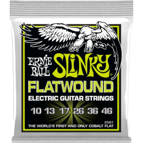 Ernie Ball 2591 Flatwound Slinky Electric Guitar
